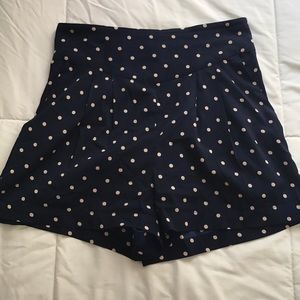 Urban Outfitter Blue Polka Dot Shorts